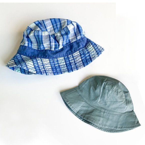 H&M Set of 2 Baby Bucket Hats, 3-6 M & 6-9 M - Picture 1 of 10